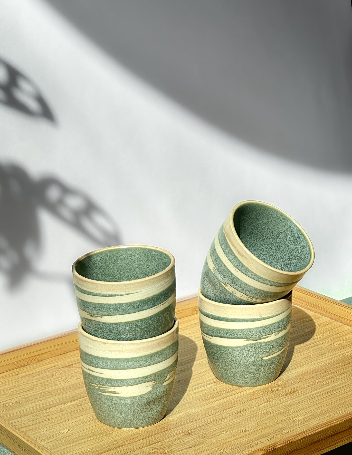 Sage Green Tea Cup